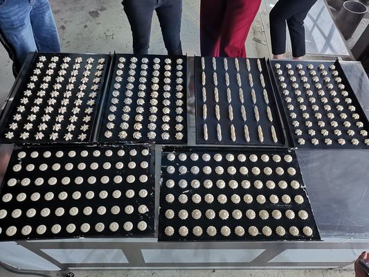 Máquina expendedora eléctrica de calefacción de galletas para variedades de formas galletas y galletas