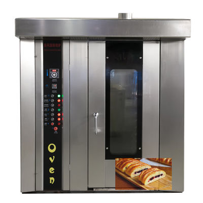 Función de horneado de pan Pita Horno giratorio eléctrico de gas de acero inoxidable para pan