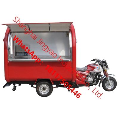 JY-FR220B Shanghai Mobile Kiosk Cabin Food Trailer con 220v de Voltación y 1.5kw de Potencia