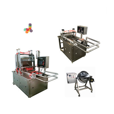 Máquina de fabricación de dulces blandos de azúcar comercial de 220 V para la producción de dulces gomosos