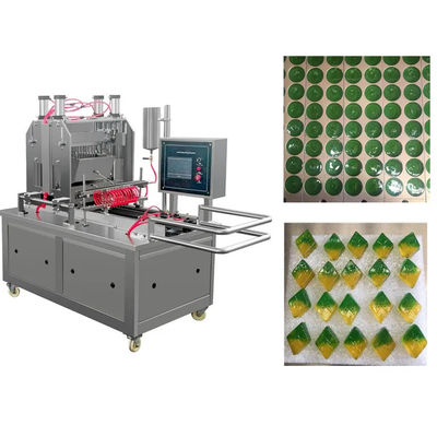 Máquina de fabricación de dulces industriales Jelly Lollipop Gummy Bear Depositador automático incluido