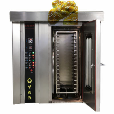 Horno rotatorio de panadería automático pequeño para hornear pan pizza baguette de carne