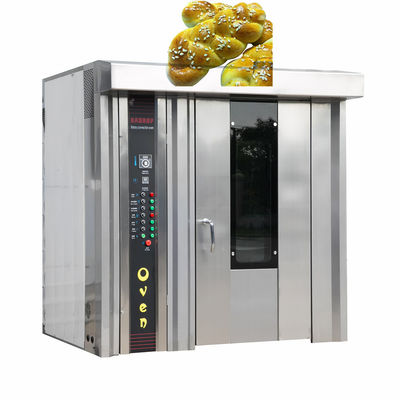 1500 KG Diesel horno de horneado rotativo para pan pizza carne baguette rápido y uniforme de calentamiento