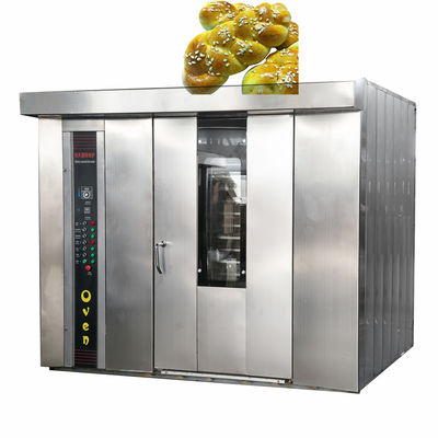 1500 KG Diesel horno de horneado rotativo para pan pizza carne baguette rápido y uniforme de calentamiento