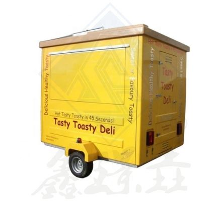 Carrito de comida rápida de color personalizado Triciclo eléctrico de comida móvil para perritos calientes y hamburguesas