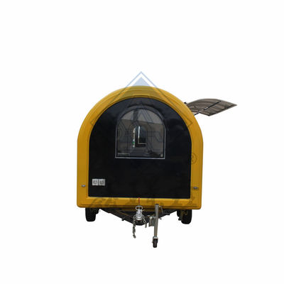 Vendedor de calle al aire libre de doble eje Camión de comida personalizado con equipo