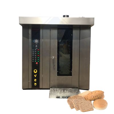 Equipo de la industria alimentaria 32 bandejas Horno rotativo para cocinar pollo con tecnología de vapor