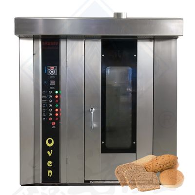 Equipo de la industria alimentaria 32 bandejas Horno rotativo para cocinar pollo con tecnología de vapor