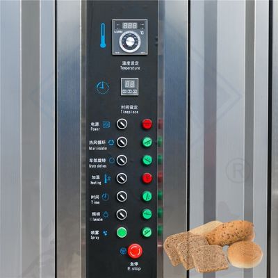 Equipo de la industria alimentaria 32 bandejas Horno rotativo para cocinar pollo con tecnología de vapor