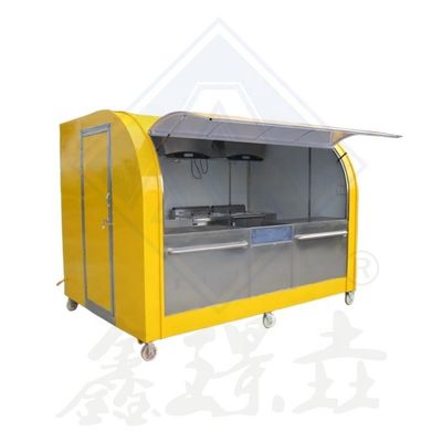 Carritos de comida comerciales Camión de comida personalizado con cocina completa y cubierta superior