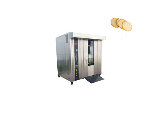 1200 KG planta de fabricación horno giratorio máquina de horneado de gas 10 bandejas pan