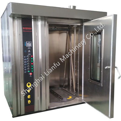 Horno rotativo de gas/diésel/eléctrico de 2000*1800*2200mm para hornear bizcochos y pan