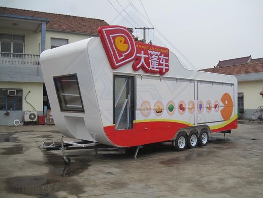 200 camiones de comida móvil totalmente equipados con barra móvil y carro de comida de papas fritas