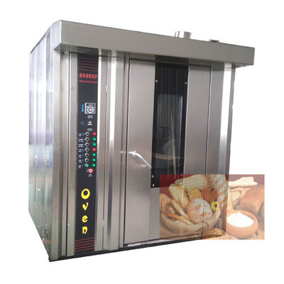 Máquina de hornear alimentos con calefacción eléctrica 16/32/64 bandejas Horno rotativo para la elaboración de pan