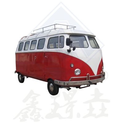 400*225*240 Carrito de comida móvil totalmente equipado para camión eléctrico de helados y pollo asado