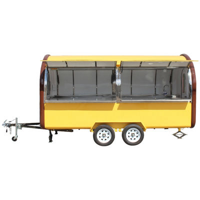Camión de comida de autobús de 1000 kg con material de acero galvanizado y cerradura de puerta de cerradura de toldo