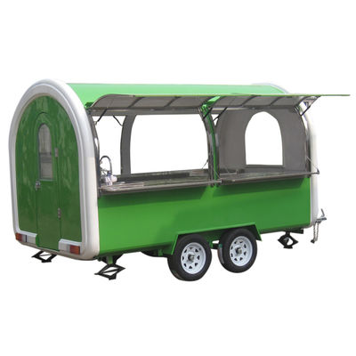 Camión de comida de autobús de 1000 kg con material de acero galvanizado y cerradura de puerta de cerradura de toldo