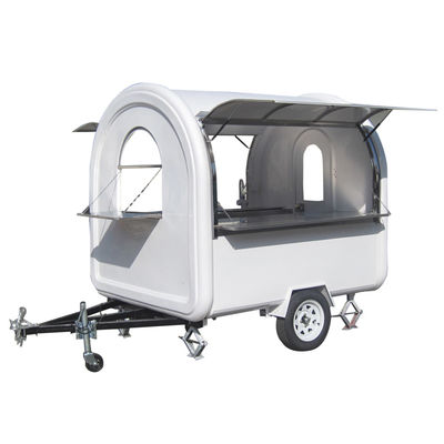 850 kg Caravana Carrito de perritos calientes helado Food Kiosk/ camión de venta de alimentos L280cm*W200cm*H210cm