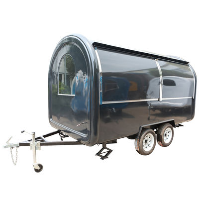 Camión de comida eléctrico de estilo retro para perritos calientes y helados Slush 2300*1750*2100mm Tamaño