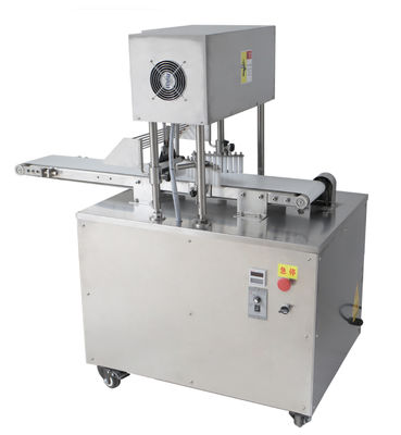 220V 120pcs/min Máquina de llenado de incrustación inferior para galletas de oso y helados Mochi