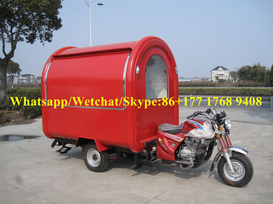 Camiones móviles de comida Otros Camiones móviles de café Bicicleta de servicio de carrito de 1.5kw Chuck Wagon