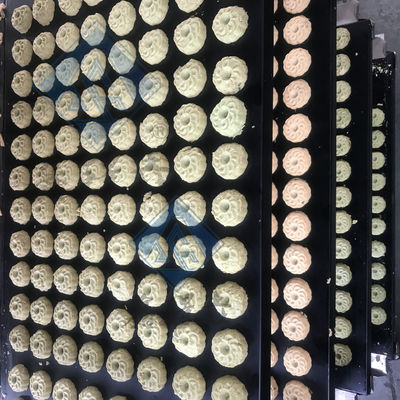 Máquina industrial de fabricación de galletas de chocolate totalmente automática con salida de helado