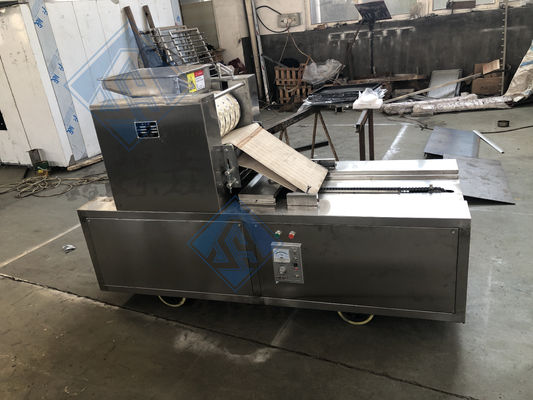 Máquina industrial de fabricación de galletas de chocolate totalmente automática con salida de helado