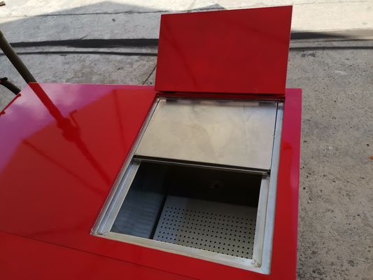 Larga vida útil Leche, té, jugo de bebidas Carrito de bicicletas para bocadillos Carro de comida móvil