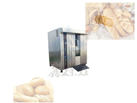 Horno rotativo de pollo a vapor con rango de temperatura de la temperatura ambiente a 400 tamaño de bandeja 400 * 600mm