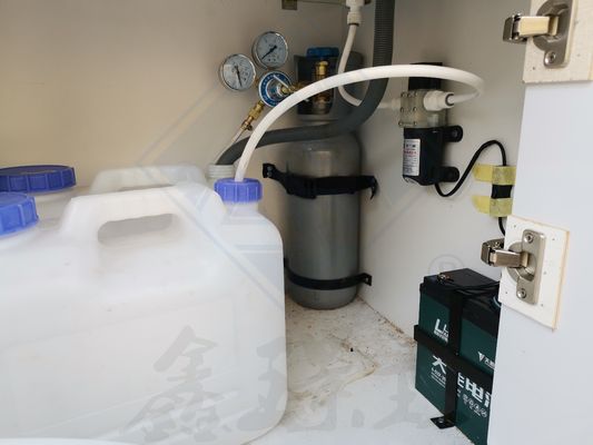 Venta en la calle al aire libre Vida útil de la bicicleta del carrito de alimentos con techo y móvil