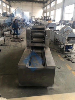 Función de la maquinaria de hacer galletas de pastel de nuez con línea de producción totalmente automática