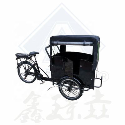 Triciclo de comida rápida de tamaño personalizable con carrito de café Placa de aluminio