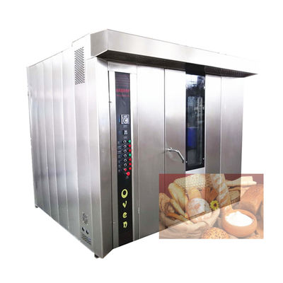 Larga vida útil horno de horneado eléctrico industrial rotativo para pasteles galletas galletas pan