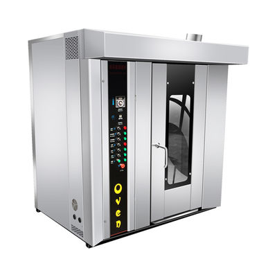 Horno rotativo automático para la cocción de galletas y pan 16 32 bandejas Equipo de panadería