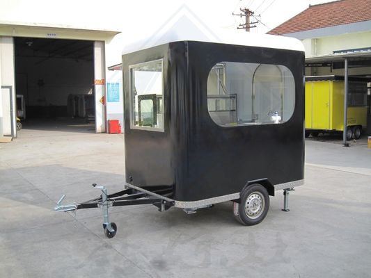 Carro de remolque de servicio de alimentos para venta al aire libre en la calle y carruaje móvil de servicio de cocina