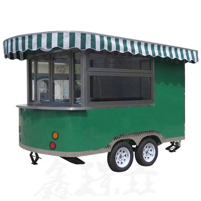 1200kg Capacidad de carga Triciclo móvil carro de comida móvil para la playa de pavo carro de exhibición de alimentos