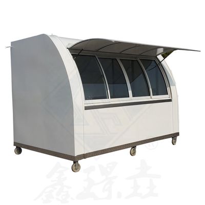 Carrito de perritos calientes comercialmente fabricado con tamaño 285*200*215 y materia prima de maíz