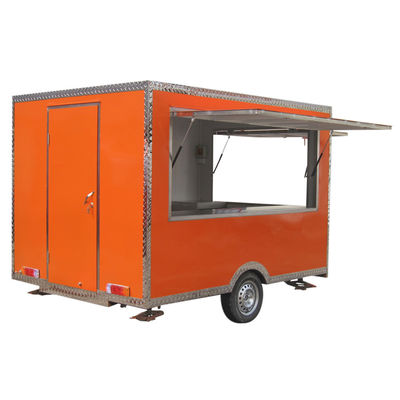 Carritos de comida móviles Carritos de perros de maíz dulce sostenibles Pizza Bbq para profesionales de la panadería