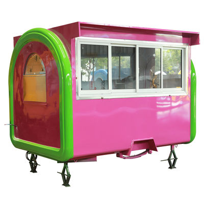 Carrito de Waffle de la calle de venta personalizado Quiosco de comida caliente para venta 220V