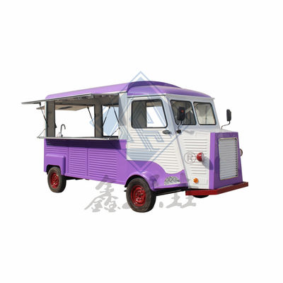 Camión de comida eléctrico móvil Pasta Sandwich Hamburguesa 60V Voltado Tipo de carrocería cerrada