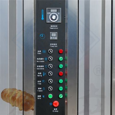 Máquina de procesamiento industrial de alimentos W670mm x D820mm x H1700mm Horno eléctrico para hornear pan