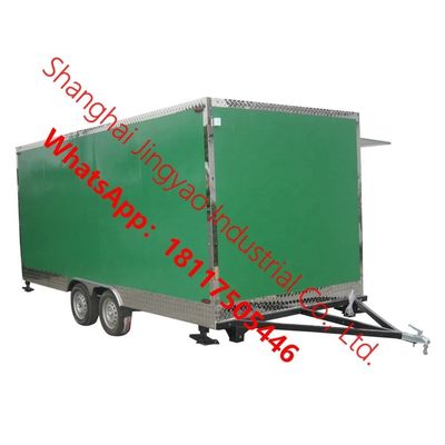 Materia prima Frutas JY-BT400 Carreta de perritos calientes 1500kg Capacidad y Carreta de comida de patatas tornado
