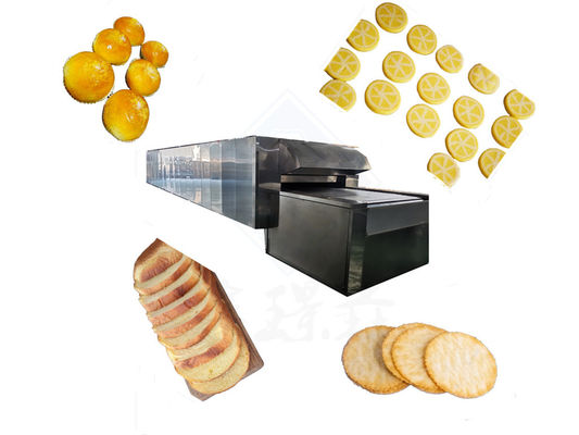 Fácil de operar horno de túnel para hornear pan y pastel perfecto en acero inoxidable