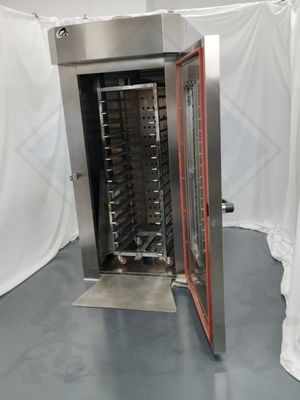 10 bandejas horno rotativo para panadería de acero inoxidable fuente de energía interior gas eléctrico