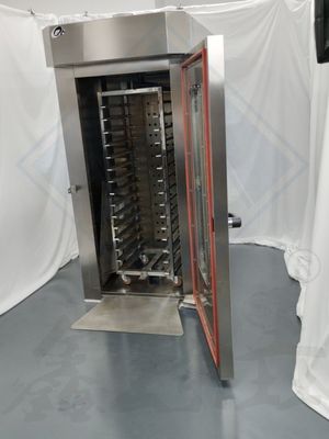 10 bandejas horno rotativo para panadería de acero inoxidable fuente de energía interior gas eléctrico