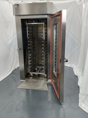10 bandejas horno rotativo para panadería de acero inoxidable fuente de energía interior gas eléctrico