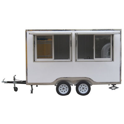 Fabricante de bocadillos para carrito de comida de la calle móvil 220x200x235cm Tamaño Chicken Coffee Hot Dog