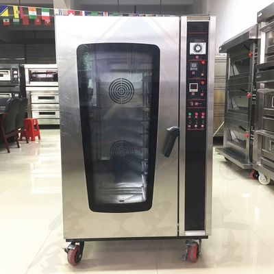 Equipo de horneado profesional para la restauración comercial 10 bandejas y horno de convección