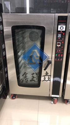 Fácil de operar 5 bandejas Horno de convección eléctrica para hornear pan pizza y pastel