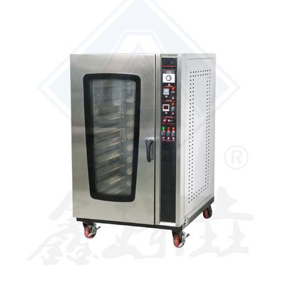 Horno de convección de gas comercial 8 bandejas ideales para hornear pasteles en aperitivos